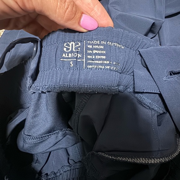 Albion Fit blue overall jumpsuit - Picture 4 of 5